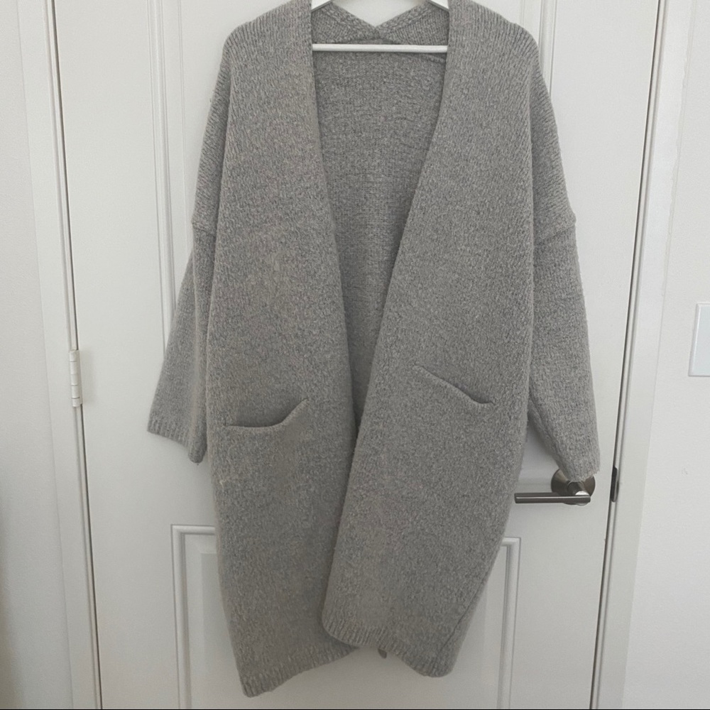 Korean brand gray cardigan